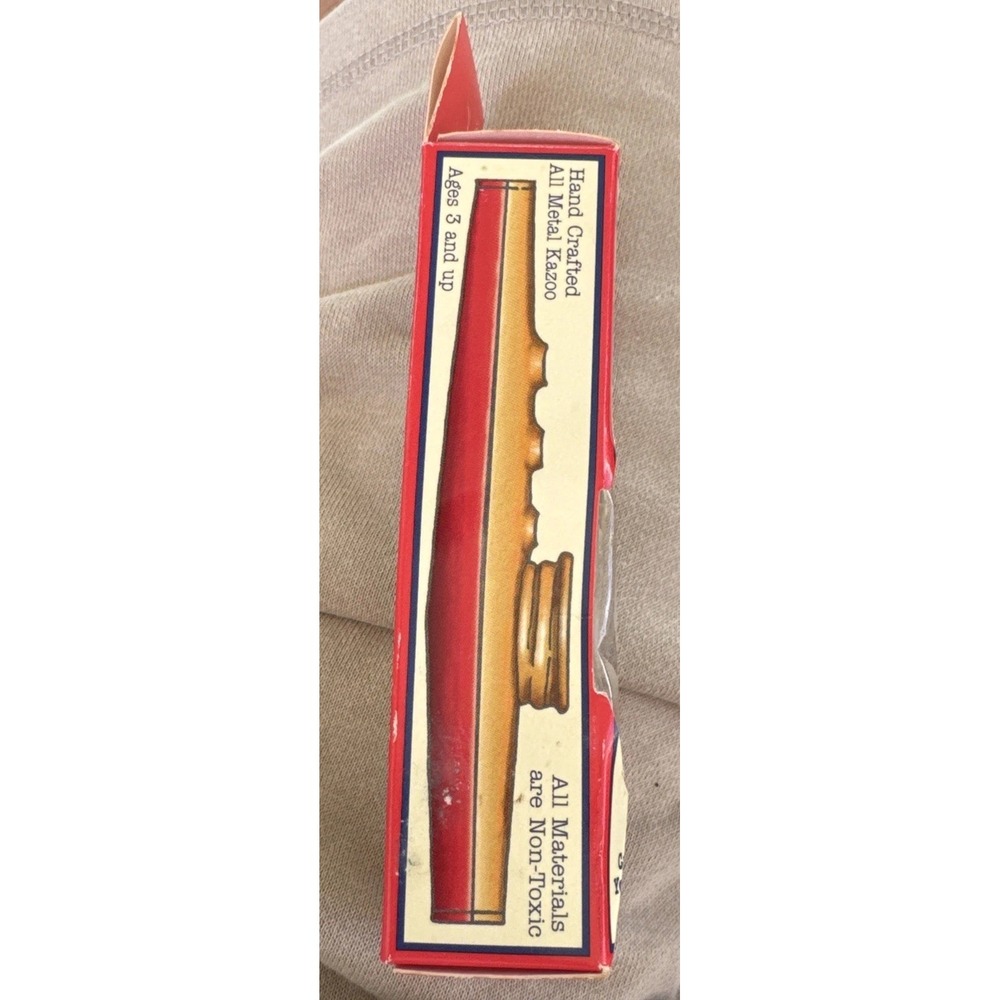 The Original American Kazoo All Metal Hand Crafted USA Classic #19 Retro Tin Toy - Picture 4 of 4